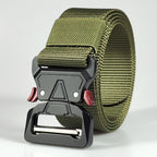 Casual Nylon Buckle Belt for Men and Women for Outdoor Sports and Security Red-eared Climbing Belt