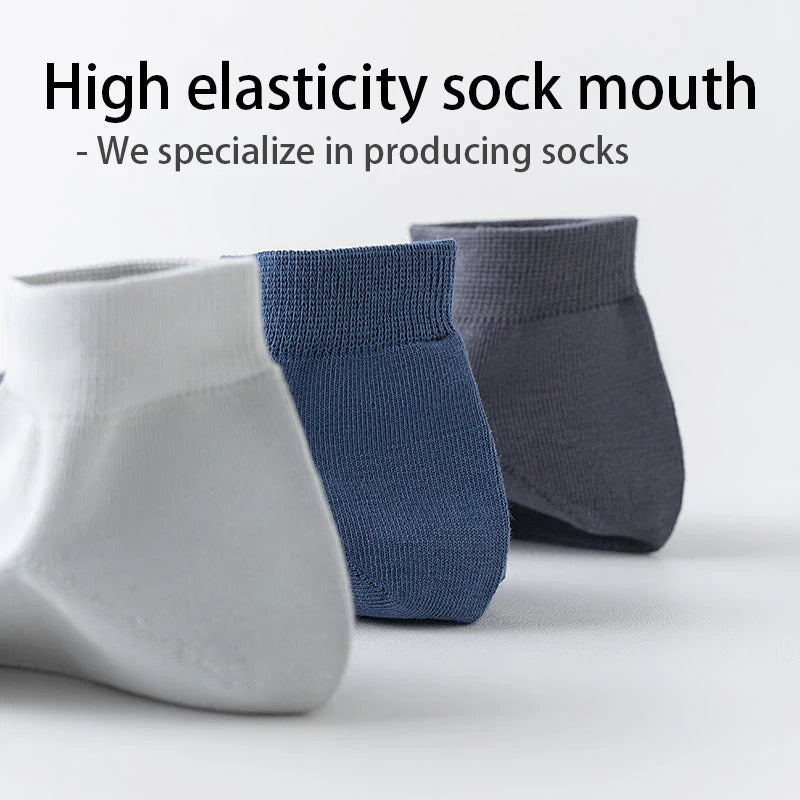 High Quality Men Combed Cotton Socks Short Breathable Odor proof and antibacterial Business Spring Summer for Male sock