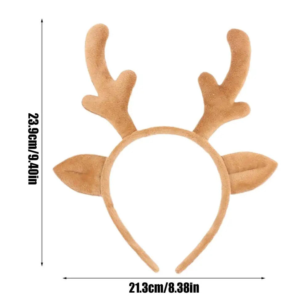$10 christmas gifts Deer Antlers Headband Cute Reindeer Horns Ears Costume Accessories for Halloween Christmas Cosplay Costume Party Favors Supplies