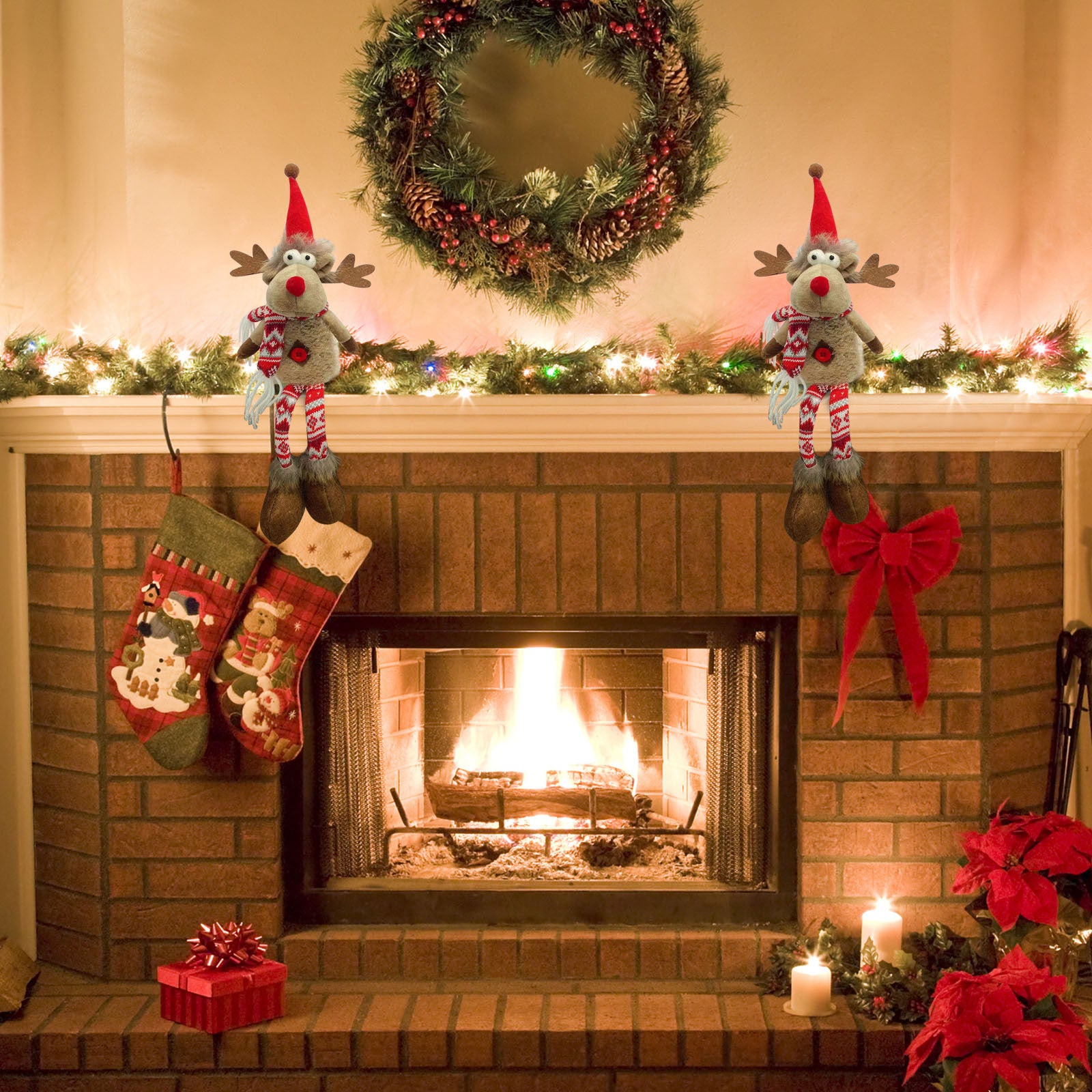 $10 christmas gifts Hot Sale Christmas Gnomes Plush Table Decor Funny Doll Xmas Tree Hanging Pendants Christmas Decorations For Home Navidad 2025