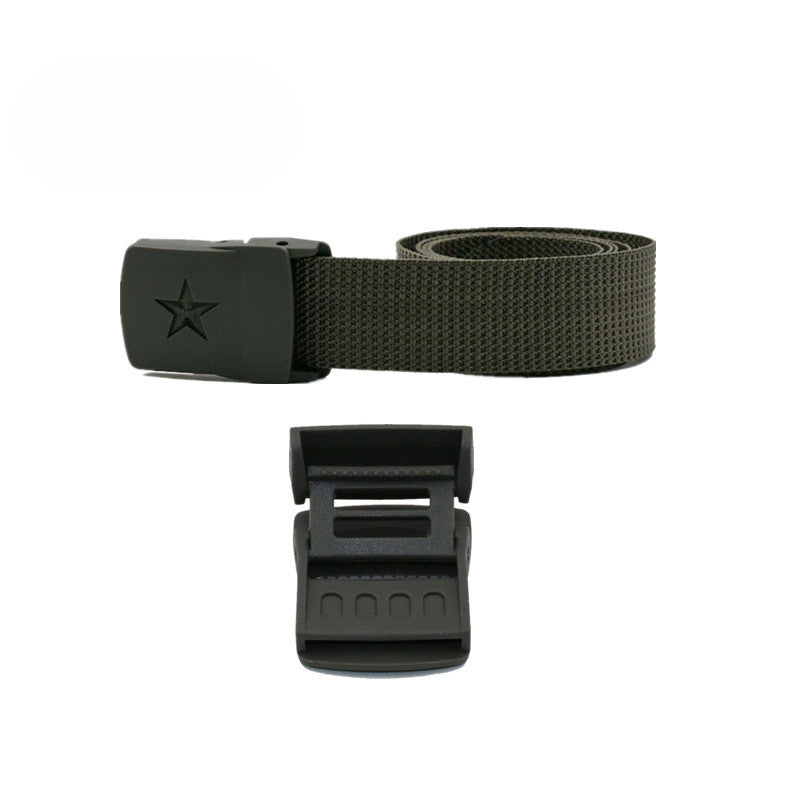 Woven Nylon Canvas Inner Belt for Men Women