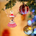 $10 christmas gifts Christmas Squirrel Rabbit Elk Bird Animal Ornaments Xmas Tree Hanging Pendant Christmas Scene Home Decoration Props $10 gift ideas