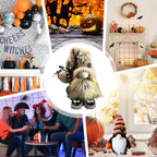 $10 christmas giftsS tuffed Gnomes 11.81-Inch Faceless Doll Swedish Tomte Plush Desktop Decor Halloween Dwarf Doll Cute Collectible Figurines for