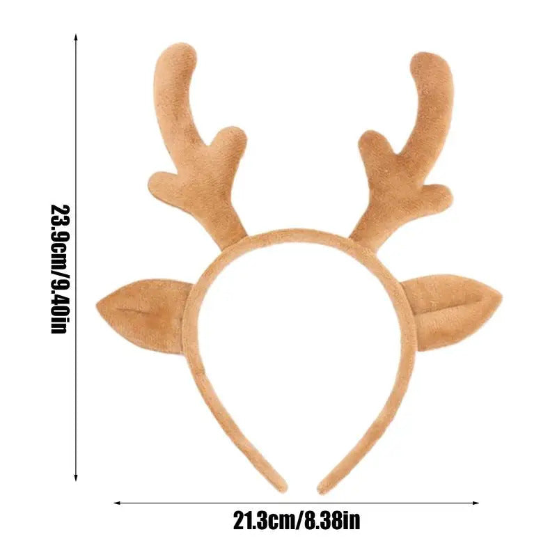 $10 christmas gifts Deer Antlers Headband Cute Reindeer Horns Ears Costume Accessories for Halloween Christmas Cosplay Costume Party Favors Supplies