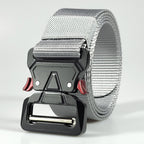Casual Nylon Buckle Belt for Men and Women for Outdoor Sports and Security Red-eared Climbing Belt