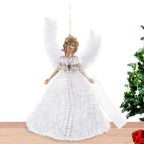 $10 christmas gifts 2025 Christmas Tree Pendant Hanging Ornaments 2025 New Year Gifts Christmas Plush Angel Dolls Decoration For Home Decorations