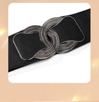 Fashion Embellish Gold Springy Belt Women Waist Corset Belt for Dress Corset Belt