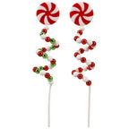 $10 christmas gifts Christmas Candy Cane Decorations Christmas Tree Decoration Red White Lollipop Decoration Curved Candy Christmas Tree Stems Decor