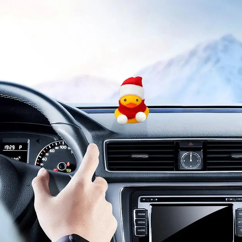 $10 christmas gifts Christmas Ducks Yellow Duck With Christmas Hat And Scarf Squeeze Squeaky Duck Miniature Bath Toys $10 gift ideas