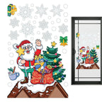 Christmas Window Clings Christmas Theme Decor Static Decals Home Decor Products For Glass Doors Window Household Appliances
