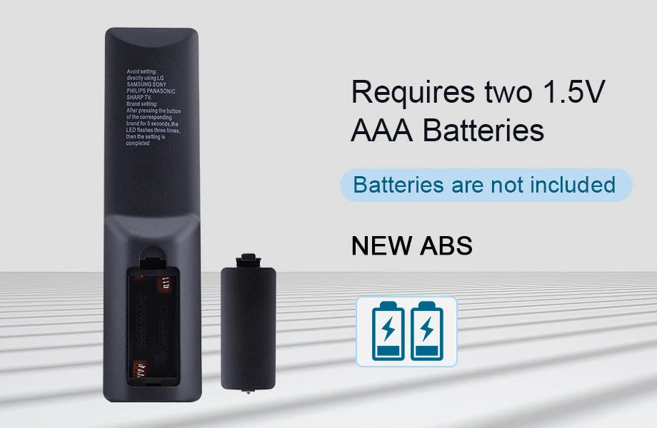 Universal Tv Remote for Lg, Samsung, Tcl, Philips, Vizio, Sharp, Sony, Panasonic, Sanyo, Insignia, Toshiba and Other Brands Lcd L