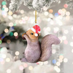 $10 christmas gifts Christmas Squirrel Rabbit Elk Bird Animal Ornaments Xmas Tree Hanging Pendant Christmas Scene Home Decoration Props $10 gift ideas
