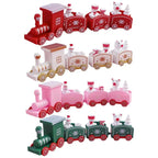 $10 christmas gifts Wooden Train Christmas Ornament Merry Christmas Decoration For Home 2025 Xmas Gifts Noel Natal Navidad New Year 2025