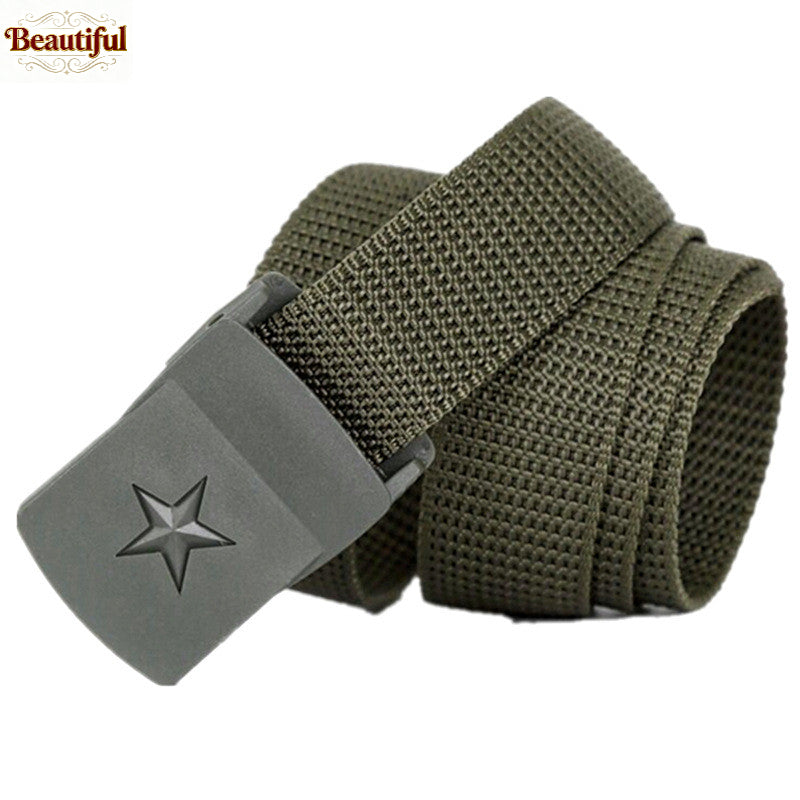 Woven Nylon Canvas Inner Belt for Men Women