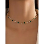 $10 christmas gifts  Rhinestone Decor Choker Necklace for Women,  Fashion Jewelry for Party, Daily Clothing Decor,