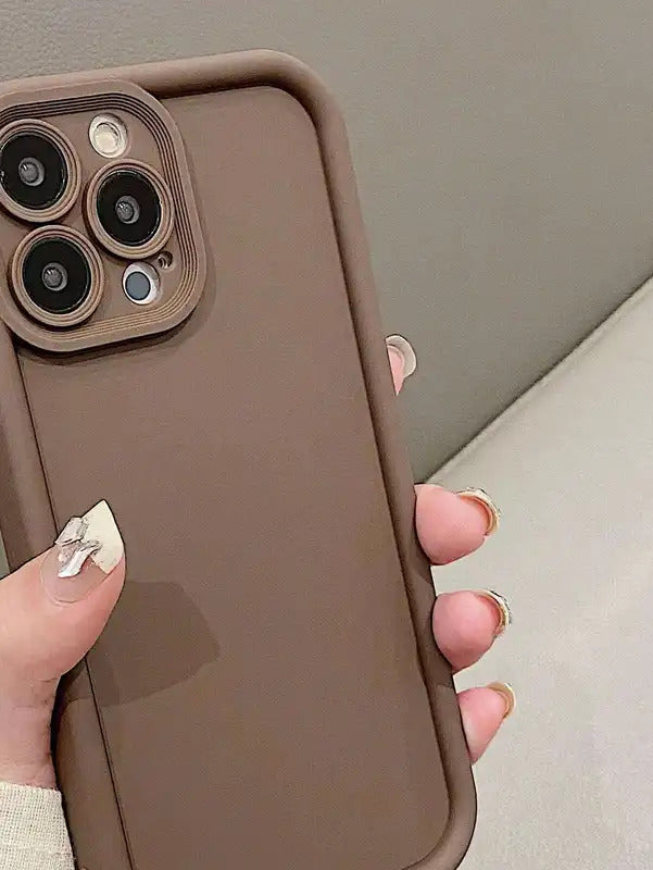 $10 christmas gifts Simple Solid Matte Anti Drop Soft Case Compatible With  iPhone15Promax Christmas Gift For Friends, Classmates Or Oneself