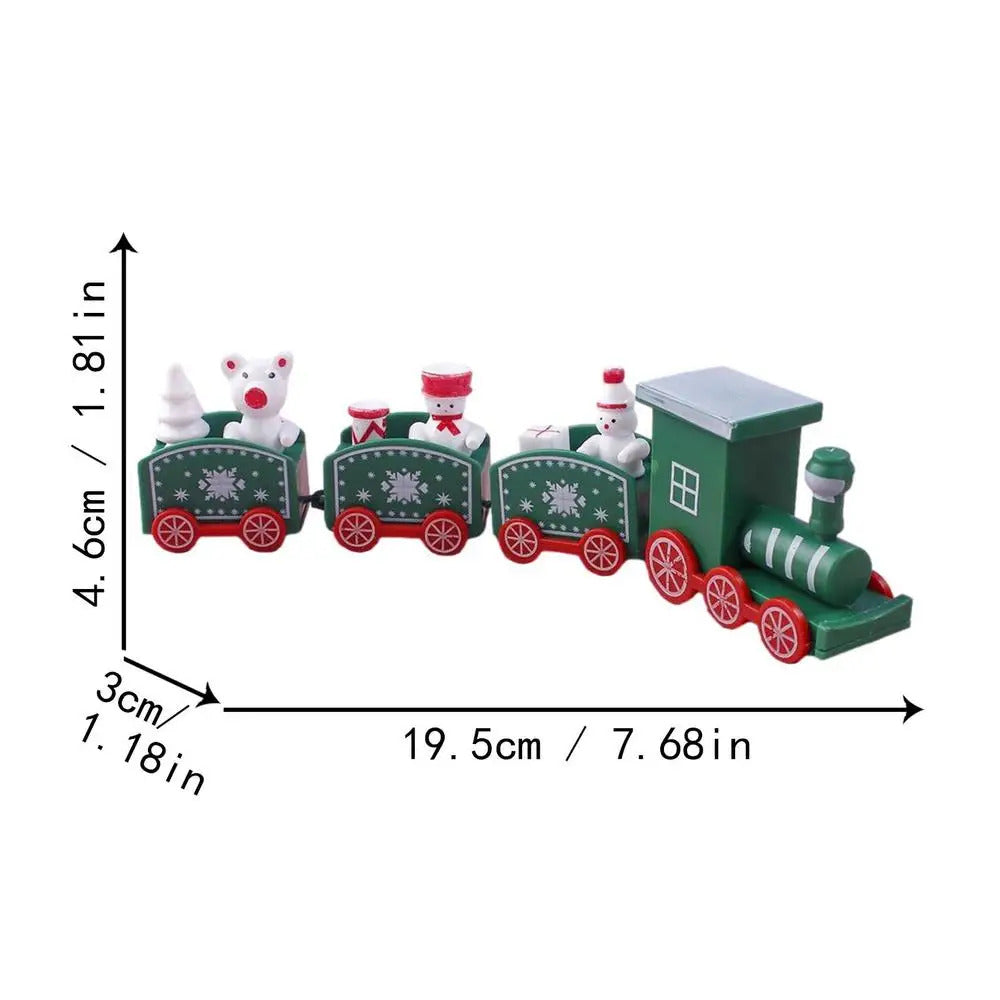 $10 christmas gifts Wooden Train Christmas Ornament Merry Christmas Decoration For Home 2025 Xmas Gifts Noel Natal Navidad New Year 2025