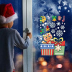 Christmas Window Clings Christmas Theme Decor Static Decals Home Decor Products For Glass Doors Window Household Appliances