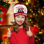 $10 christmas gifts Christmas LED Christmas Beanie Hat Winter Warm With Poms Outdoor Light Up Hat Unisex Flashing Caps For Home Party $10 gift ideas