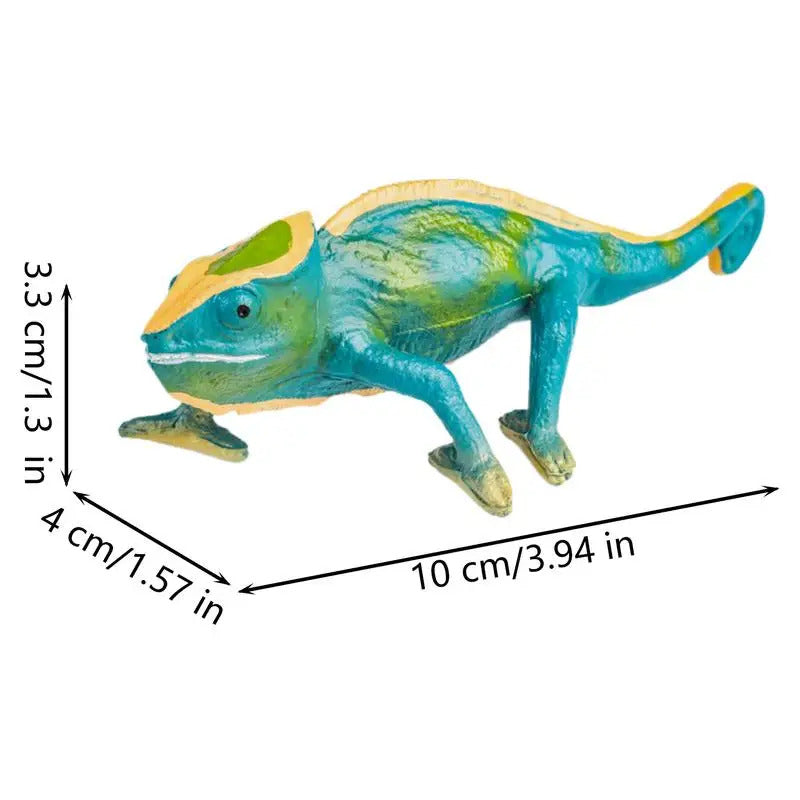 $10 christmas gifts Chameleon Toy Realistic Solid Chameleon Toy Figurine Multi-functional Animal Figurines Bonsai Decor For Thanksgiving Christmas