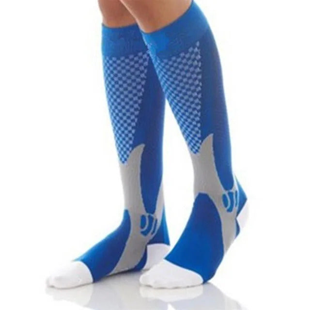 Compression Stockings Outdoor  Men's Women's Socks  Basketball Bicycle Sock Printed Sports Natural Walking