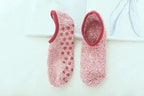 Thickened Plush Socks Women Winter Warm Coral Fleece Sox Sleeping Slippers Silicone Non-slipInvisible Short Boat Socks
