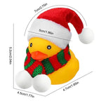 $10 christmas gifts Christmas Ducks Yellow Duck With Christmas Hat And Scarf Squeeze Squeaky Duck Miniature Bath Toys $10 gift ideas