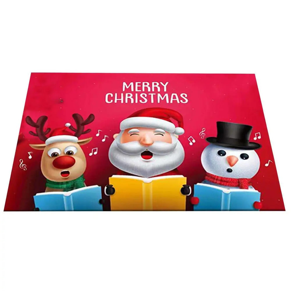 $10 christmas gifts 2025 Christmas Decorations for Home Door Mat Floor Carpet Santa Snowman Rugs Navidad Ornaments New Year 2025 Gifts Natal Xmas$10 gift ideas