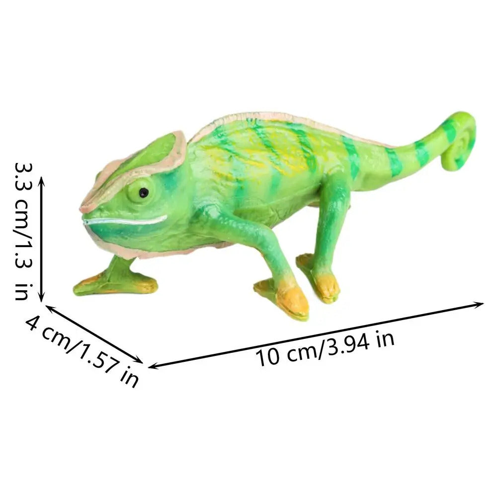$10 christmas gifts Chameleon Toy Realistic Solid Chameleon Toy Figurine Multi-functional Animal Figurines Bonsai Decor For Thanksgiving Christmas