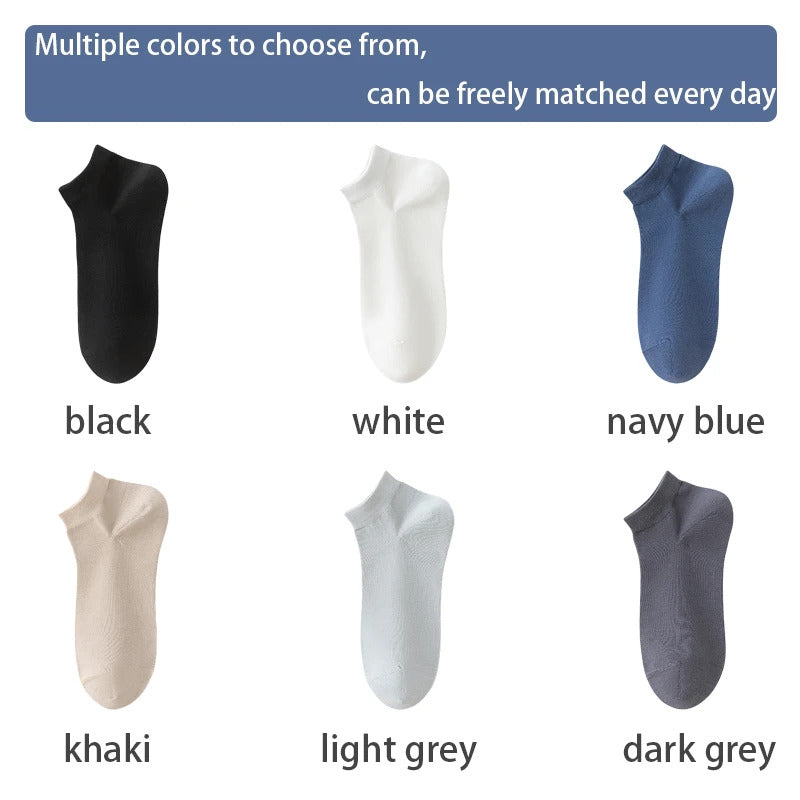 High Quality Men Combed Cotton Socks Short Breathable Odor proof and antibacterial Business Spring Summer for Male sock