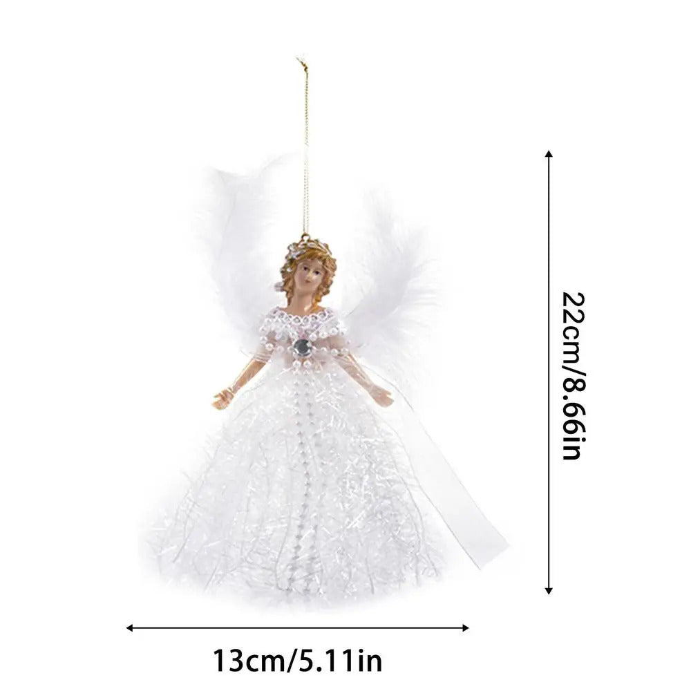 $10 christmas gifts 2025 Christmas Tree Pendant Hanging Ornaments 2025 New Year Gifts Christmas Plush Angel Dolls Decoration For Home Decorations