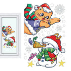 Christmas Window Clings Christmas Theme Decor Static Decals Home Decor Products For Glass Doors Window Household Appliances