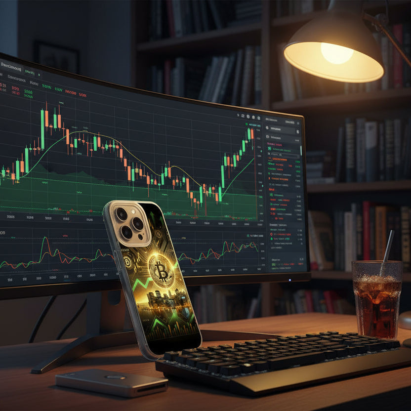 High-quality phone case for iPhone 16/15/14 Pro/Max (Bitcoin design)