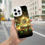 High-quality phone case for iPhone 16/15/14 Pro/Max (Bitcoin design)