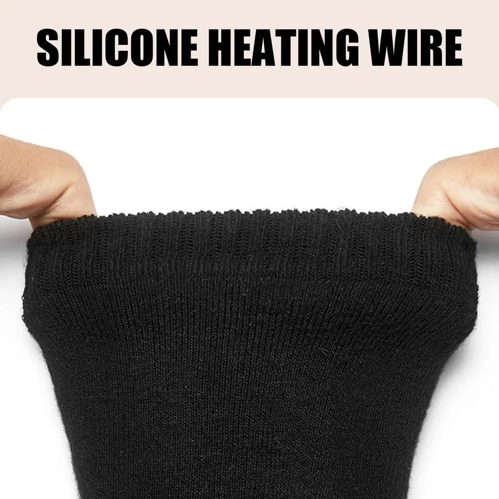 Electric Socks for Men USB Electric Heated Socks Warm Cotton Socks with Fast Heating and Long Warmth Winter Warmth