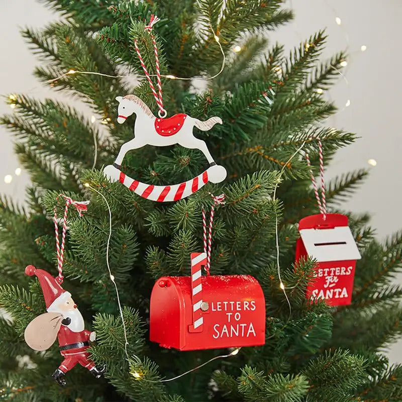 $10 christmas gifts Christmas Party Nordics Christmas Decoration Metal Pendant Christmas Tree Room Party Holiday Decor Christmas Tree Ornaments