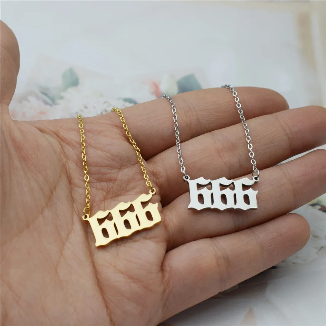 $10 christmas gifts Angel Number 1111 Necklace For Women 111 222 333 444 777 Stainless Steel Choker Chain Jewelry Best Friends Birthday Gift BFF