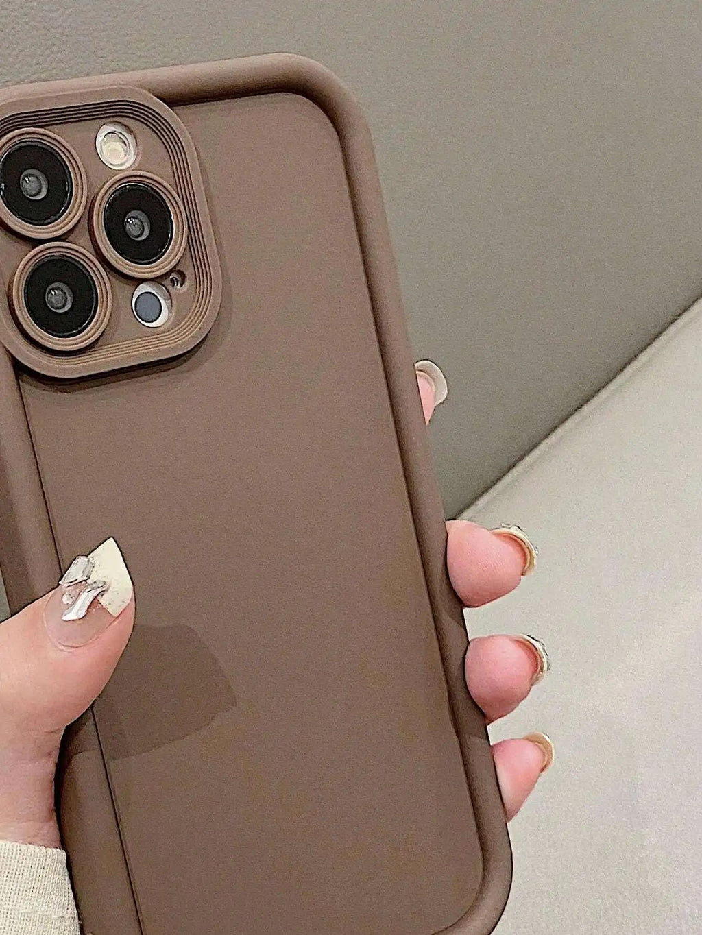 $10 christmas gifts Simple Solid Matte Anti Drop Soft Case Compatible With  iPhone15Promax Christmas Gift For Friends, Classmates Or Oneself