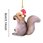 $10 christmas gifts Christmas Squirrel Rabbit Elk Bird Animal Ornaments Xmas Tree Hanging Pendant Christmas Scene Home Decoration Props $10 gift ideas