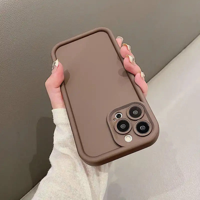 $10 christmas gifts Simple Solid Matte Anti Drop Soft Case Compatible With  iPhone15Promax Christmas Gift For Friends, Classmates Or Oneself