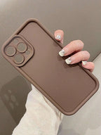 $10 christmas gifts Simple Solid Matte Anti Drop Soft Case Compatible With  iPhone15Promax Christmas Gift For Friends, Classmates Or Oneself