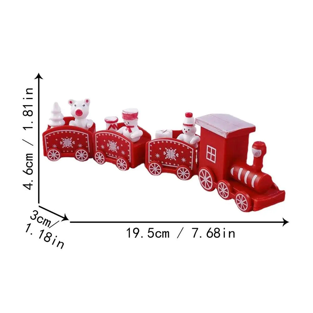 $10 christmas gifts Wooden Train Christmas Ornament Merry Christmas Decoration For Home 2025 Xmas Gifts Noel Natal Navidad New Year 2025