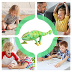 $10 christmas gifts Chameleon Toy Realistic Solid Chameleon Toy Figurine Multi-functional Animal Figurines Bonsai Decor For Thanksgiving Christmas