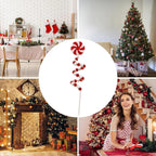 $10 christmas gifts Christmas Candy Cane Decorations Christmas Tree Decoration Red White Lollipop Decoration Curved Candy Christmas Tree Stems Decor