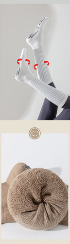 long pilates grip socks