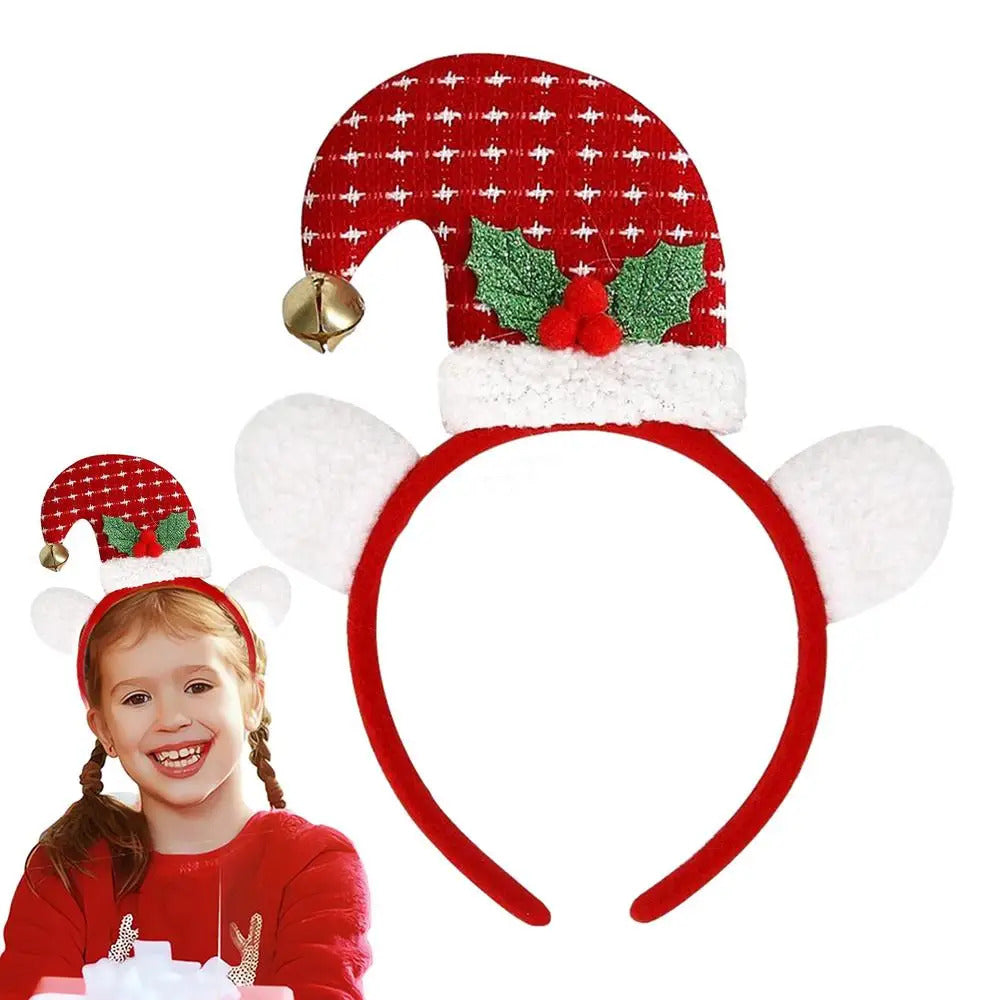 $10 christmas gifts Christmas Headband Cartoon Red Santa Claus Hairband Merry Christma Gifts For Kids Headwear Happy New Year $10 gift ideas