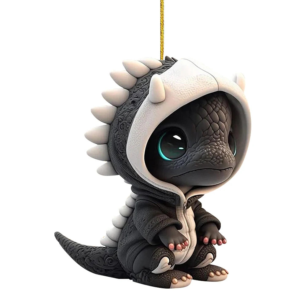 best friend christmas gifts Christmas Dragon Ornaments Novelty Hanging Ornament Acrylic Dragon Egg Decoration Realistic for Home and Car Decoration