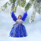 $10 christmas gifts 2025 Christmas Tree Pendant Hanging Ornaments 2025 New Year Gifts Christmas Plush Angel Dolls Decoration For Home Decorations