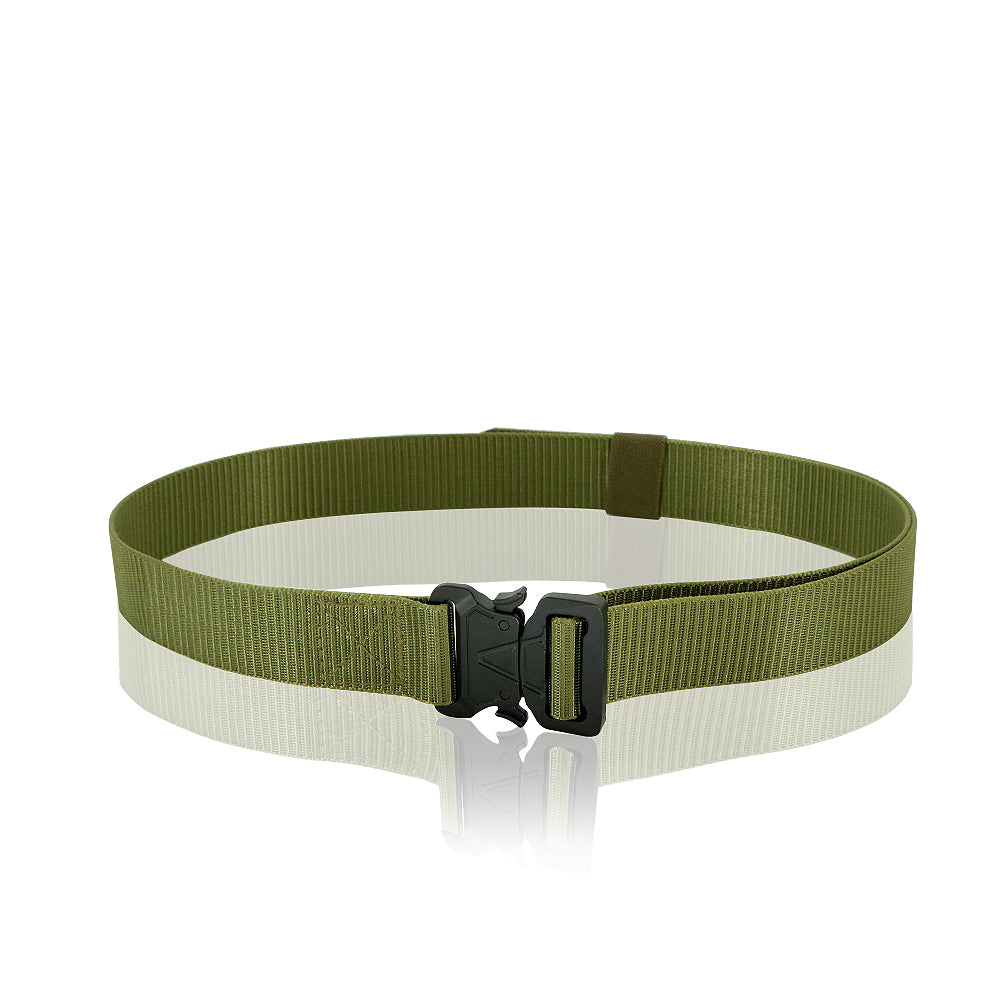 Tactical Belts for Men Work Hiking Riggers Web Gun Belt with Heavy Duty Quick Release Metal Buckle