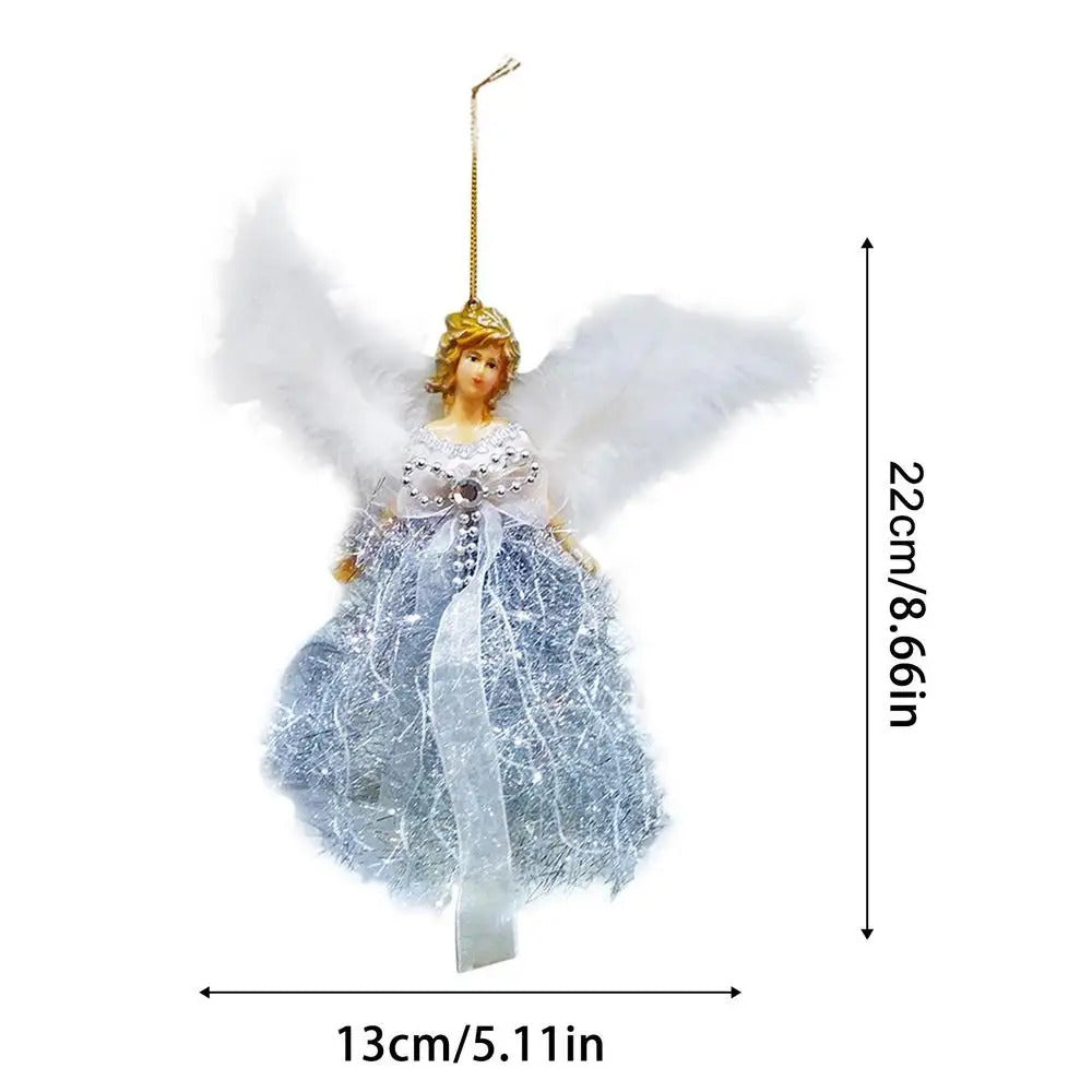 $10 christmas gifts 2025 Christmas Tree Pendant Hanging Ornaments 2025 New Year Gifts Christmas Plush Angel Dolls Decoration For Home Decorations